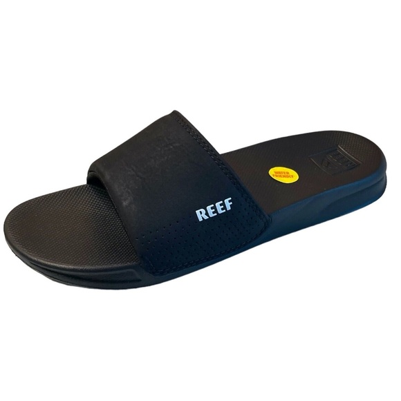 Reef Mens Size 13 One Slide Black Slides‎ Sandals - Picture 1 of 9
